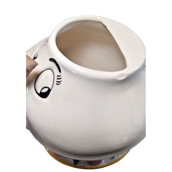 Ceramic Beauty and the Beast Tea Pot by Treasure Craft 1994 Mrs. Potts Made USA - Picture 13 of 15